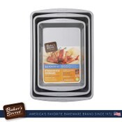 Wholesale - Baker's Secret Essential Line 3pcs roster set, S:36.8x24x5cm, M:42x28.5x5.5cm, L:47x31.5x5.5cm C/P 6, UPC: 6935780111827